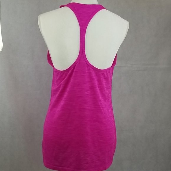 Athleta Running Yoga Wotkout Racer Tank Top Fuchsia Pink Barbie S - Picture 3 of 7